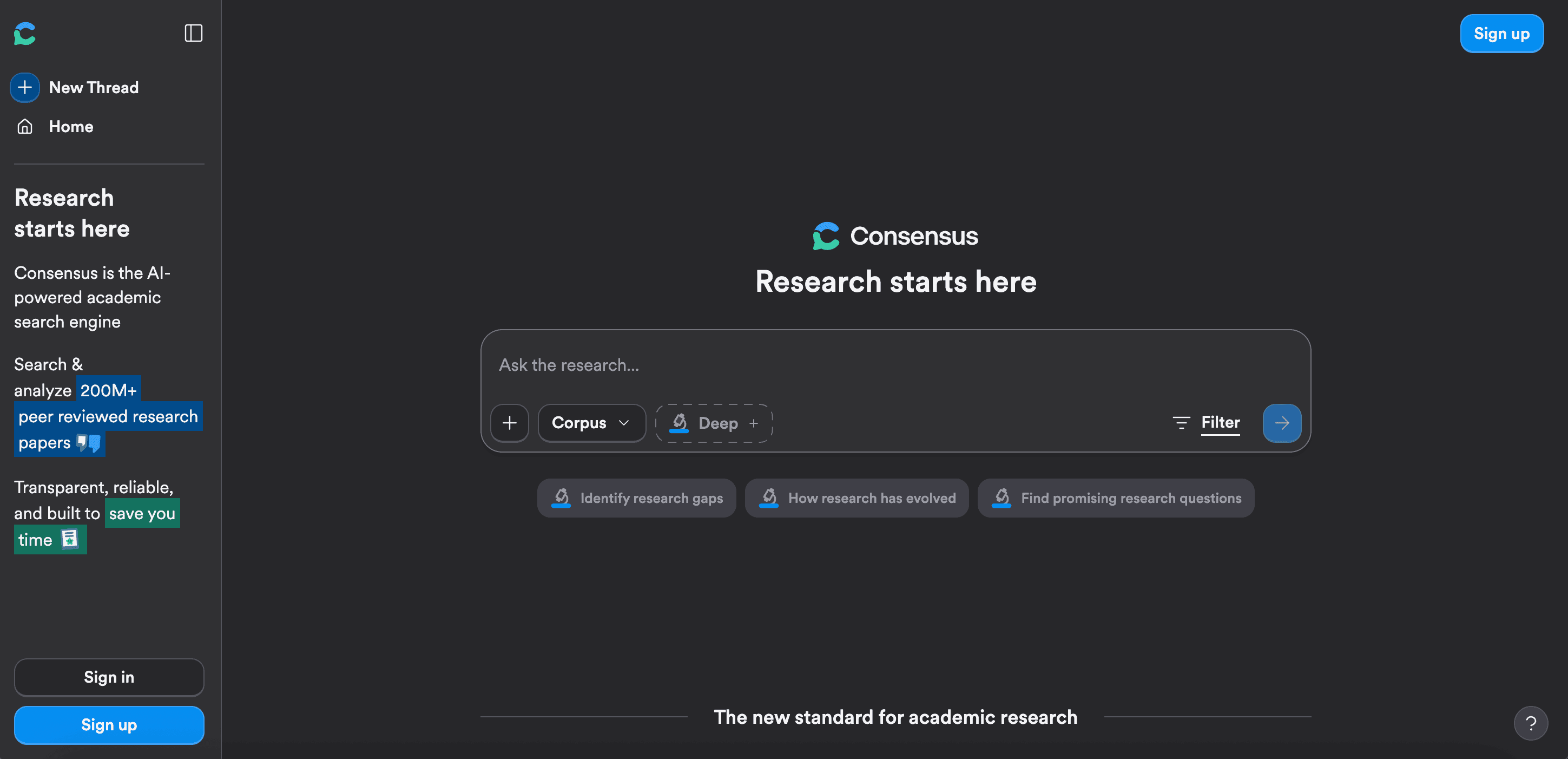 Consensus - AI Tool for Scientific Research