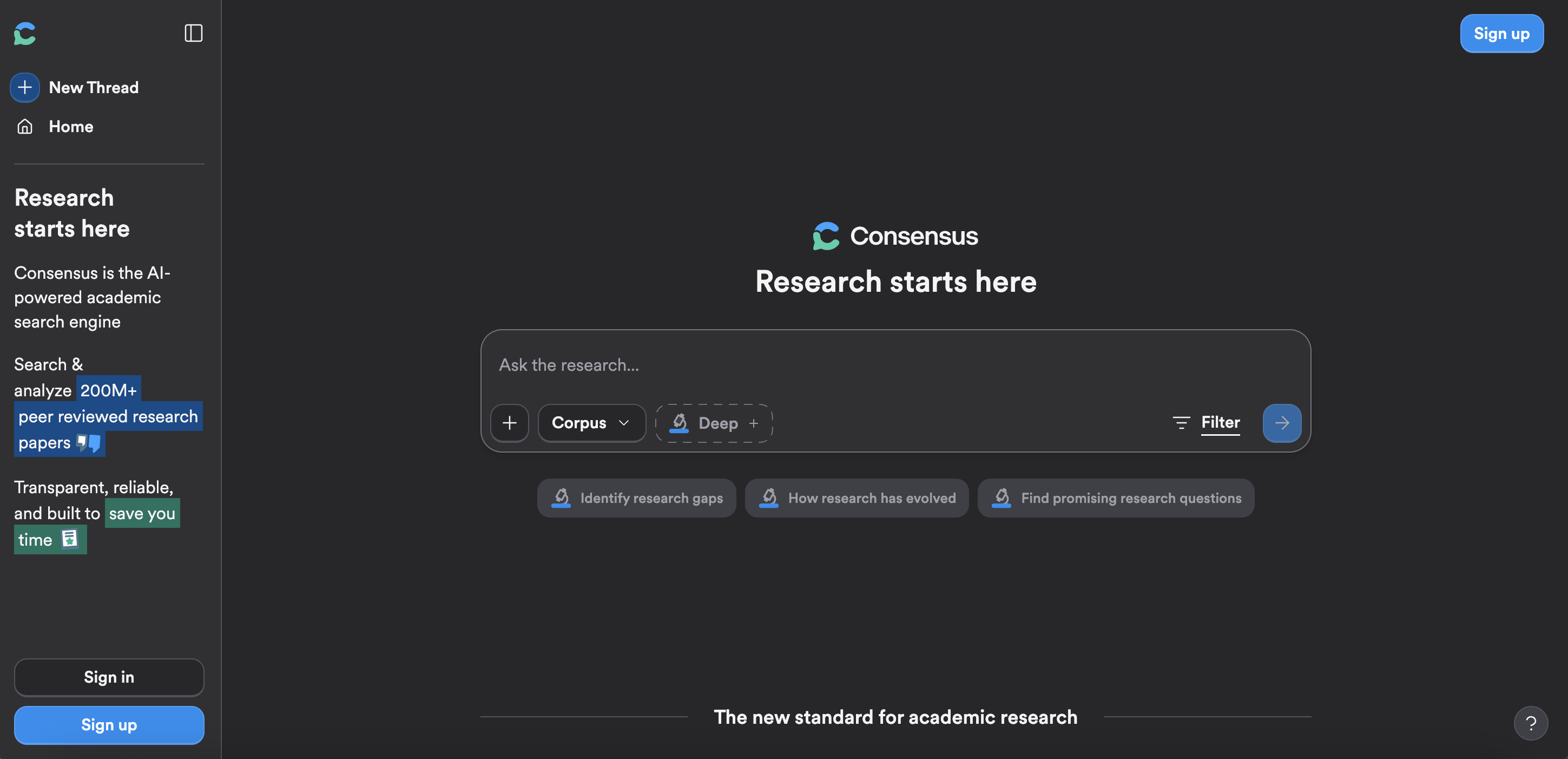 Consensus - AI Tool for Scientific Research