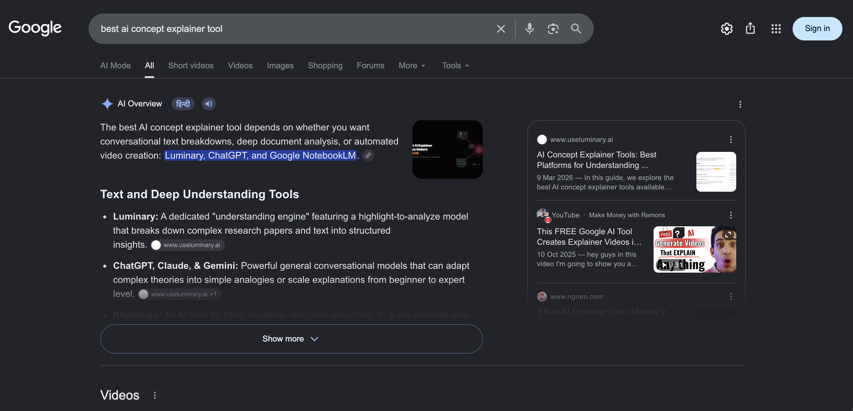 Google AI Mode and AI Overviews