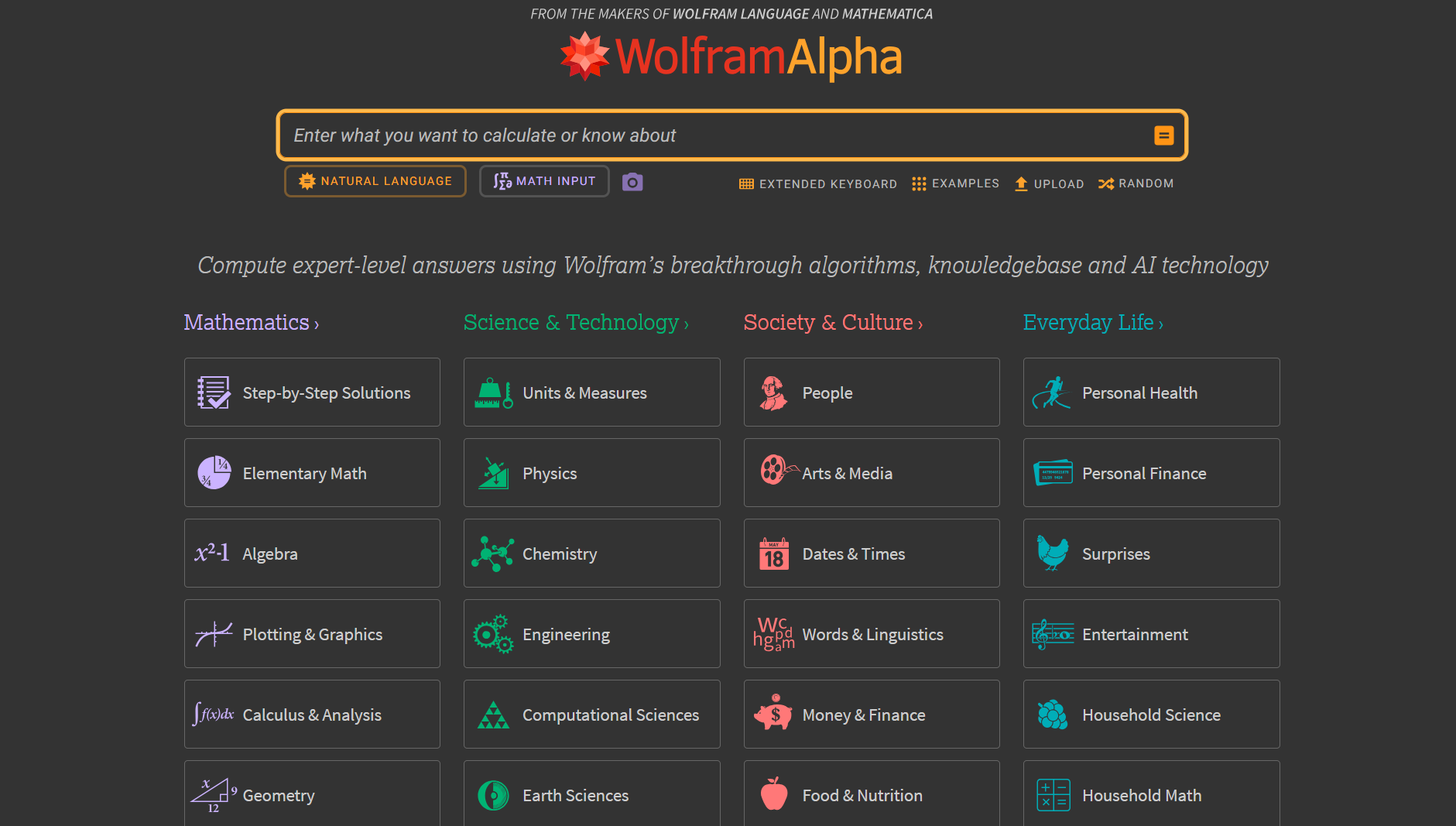 Wolfram Alpha